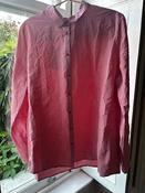 Apuntob Long Sleeve Shirt in Raspberry Gingham image