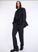 Lis Lareida Linda Trousers in Navy Pinstripe image