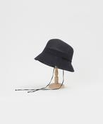 P cnq Japanese Paper Cotton Bucket Hat in Grey image