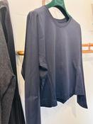 HIGH Everyday Couture Typhoon Jersey Long Sleeve Top in Navy