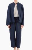 Apuntob Cotton Trousers in Dark Navy