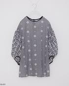 Antipast Embroidery Top in Black