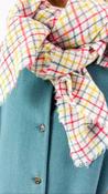 ApuntoB Large Cashmere Scarf Check image