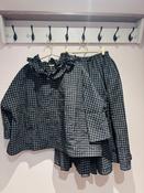 ApuntoB Skirt in Vintage Black and Ecru Check image