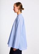 Lis Lareida Dorena Shirt in Fine Blue Stripe