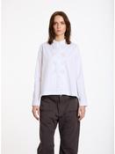 Lis Lareida Pin Tuck Shirt in Pure White image