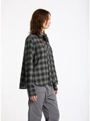 Lis Lareida Wool and Cotton Shirt in Check