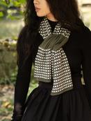 Oats &amp; Rice Keyhole Scarf in Green