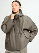 G-Lab Short Shell Puffer in Taupe