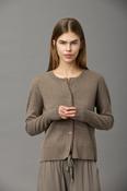 KristenseN Du Nord Cashmere Cardigan in Chocolate image
