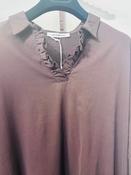 Lis Lareida Ricky Jersey Long Sleeve Top in Chocolate image