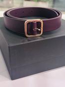 Marsell Leather Belt in ChocoWine image