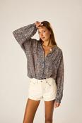 Natalie Martin Long Sleeve Shirt in Ink
