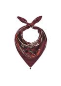 Codello Silk Scarf Burgundy Belt image