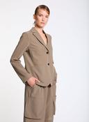 Lis Lareida Athleisure Blazer in Muted Olive