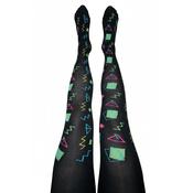 80’s Curtain Design - Adult Organic Tights