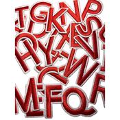 Alphabet Iron On Patches - Varsity Letters Medium 3.7cm