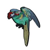 Extra Large Parrot Iron On Patch | Embroidered Clothing Repair Patch