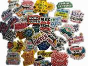 “Quotes and Sayings” Iron on Patches