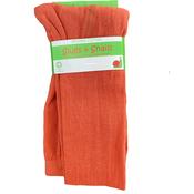 Earth (Terracotta) Adult Block Colour Organic Tights image