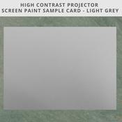 Smart High Contrast Projector Screen Paint Sample Card