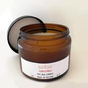 Apothecary Amber 3 Wick Jar Candle - Christmas image