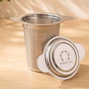 Stainless Steel Tea Strainer with Drip Tray | Solaris Tea