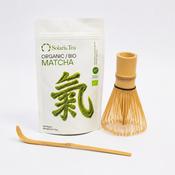 Organic Matcha, Bamboo Whisk &amp; Spoon