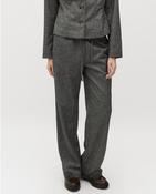 Mbym Wide-leg Grey Trousers - Effortless Everyday Style image