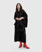 Alembika Flocked Oversized Shirt - Crescent Black image