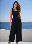 Eleria Cortes wide-leg trousers - Black image