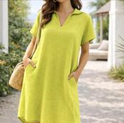 The Eden Dress - Anise Green