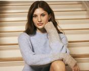 Soulmate Contrast Cuff Knit Jumper - Powder Blue image