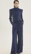 Chicard Classic High Waisted Trousers - Navy image
