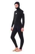 Rip Curl Women's Dawn Patrol 5/4 Hooded Chest Zip Wetsuit image