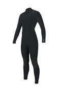 O'Neill Women's Hyperfreak 5/4mm Chest Zip Wetsuit- Gunmetal image