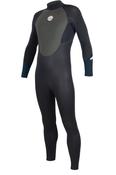 Alder Stealth Men's 5/4/3mm Back Zip Wetsuit- Black image