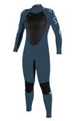 O'Neill Women's Epic 5/4mm Back Zip Wetsuit- Shade/ Bungalow Stripe image