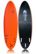 Surfworx Pro-line Surfboard King Pin 6ft 4 Orange- Leash Included image