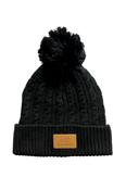 Bleubird Bobble Beanie- Black image