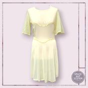 Vintage Lemon Semi Sheer Nightdress