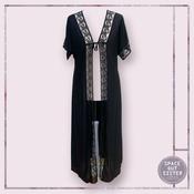 Vintage Lace Insert Ornate Negligee