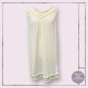 Vintage Italian Lemon Ruffle Nightdress