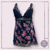 Pre-Loved Navy Bloom Nightdress image
