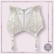 Vintage Ivory Pearl Garter Belt image