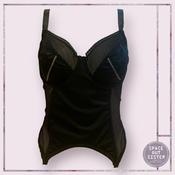 Vintage Silver Streak Bustier