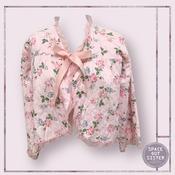 Vintage Floral Bed Jacket
