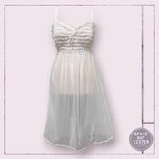 Vintage White Ruffle Nightdress image