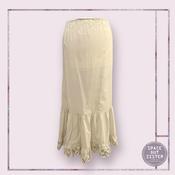Vintage Caramel Cotton Petticoat