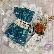Handmade Lavender Pocket &amp; Scrunchie Forest Bloom
